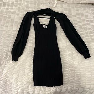 Carey Two Piece Dress in Black